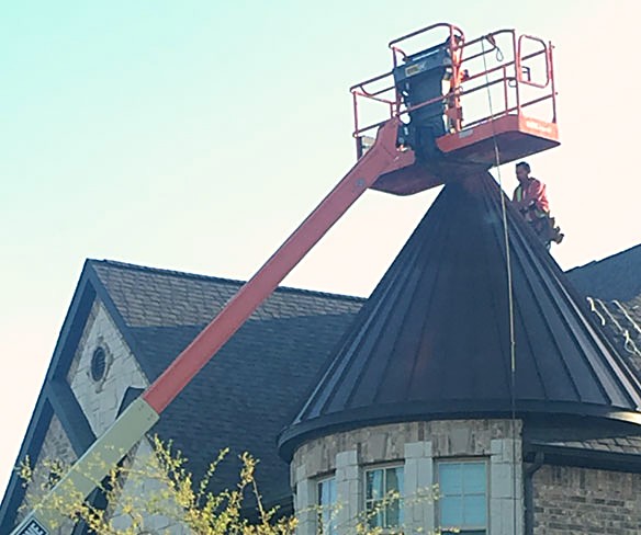 Top Rated Roofing at work
